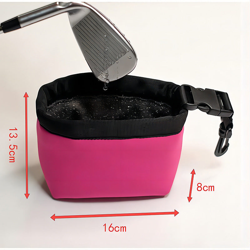 Hands-Free Golf Club & Ball Cleaner – No More Wet Towels
