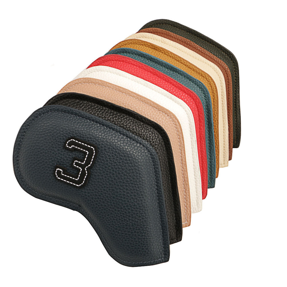 TBC Multi-Colour Iron Head Cover Set – 10pc Numbered Protection