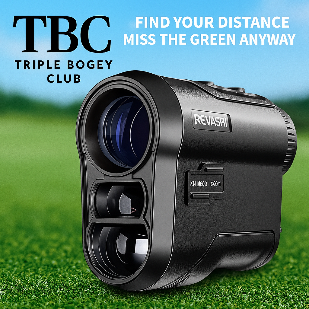 TripleBogey™ Precision Laser Rangefinder – Find Your Distance, Miss the Green Anyway