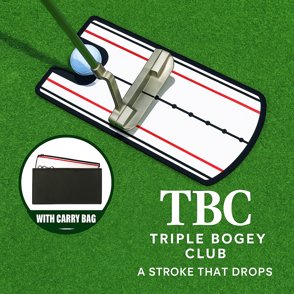 Triple Bogey Club™ Putting Mirror – Eyeline Drill for a Stroke that Drops