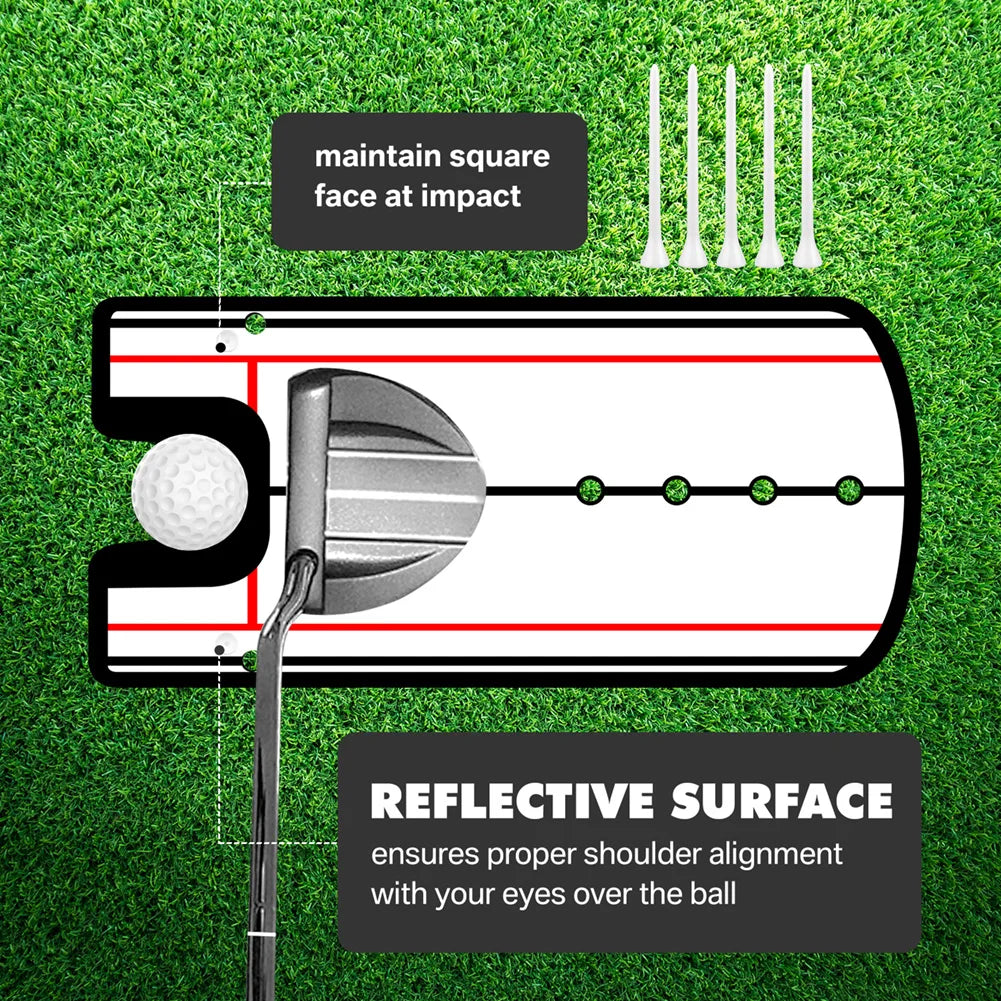 Triple Bogey Club™ Putting Mirror – Eyeline Drill for a Stroke that Drops