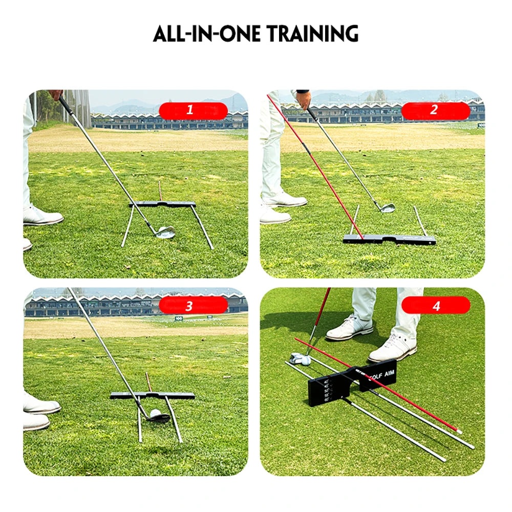 Multifunction Posture Corrector Beginner Golf Three in One Target Board Swing Practice Golf Swing Trainer Golf Accessories