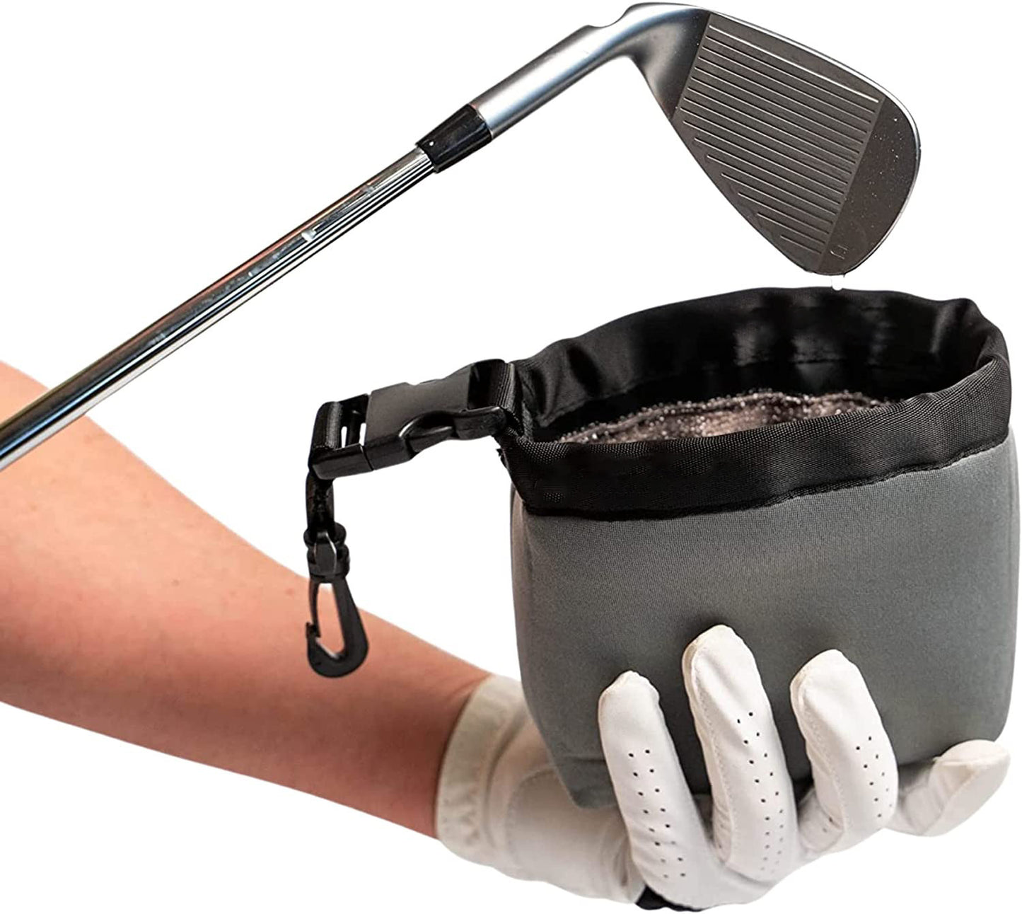 Hands-Free Golf Club & Ball Cleaner – No More Wet Towels