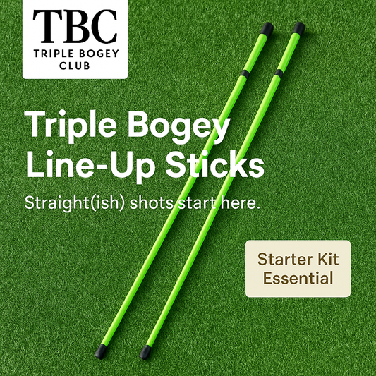 Triple Bogey Club™ Alignment Sticks – Straight Shots, Straight Up