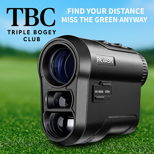 TripleBogey™ Precision Laser Rangefinder – Find Your Distance, Miss the Green Anyway