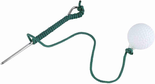 Golf Practice Rope Ball, Golf Rope Swing Trainer Fitness Equipment Trainer with Ball Outdoors Club Practice Accessories