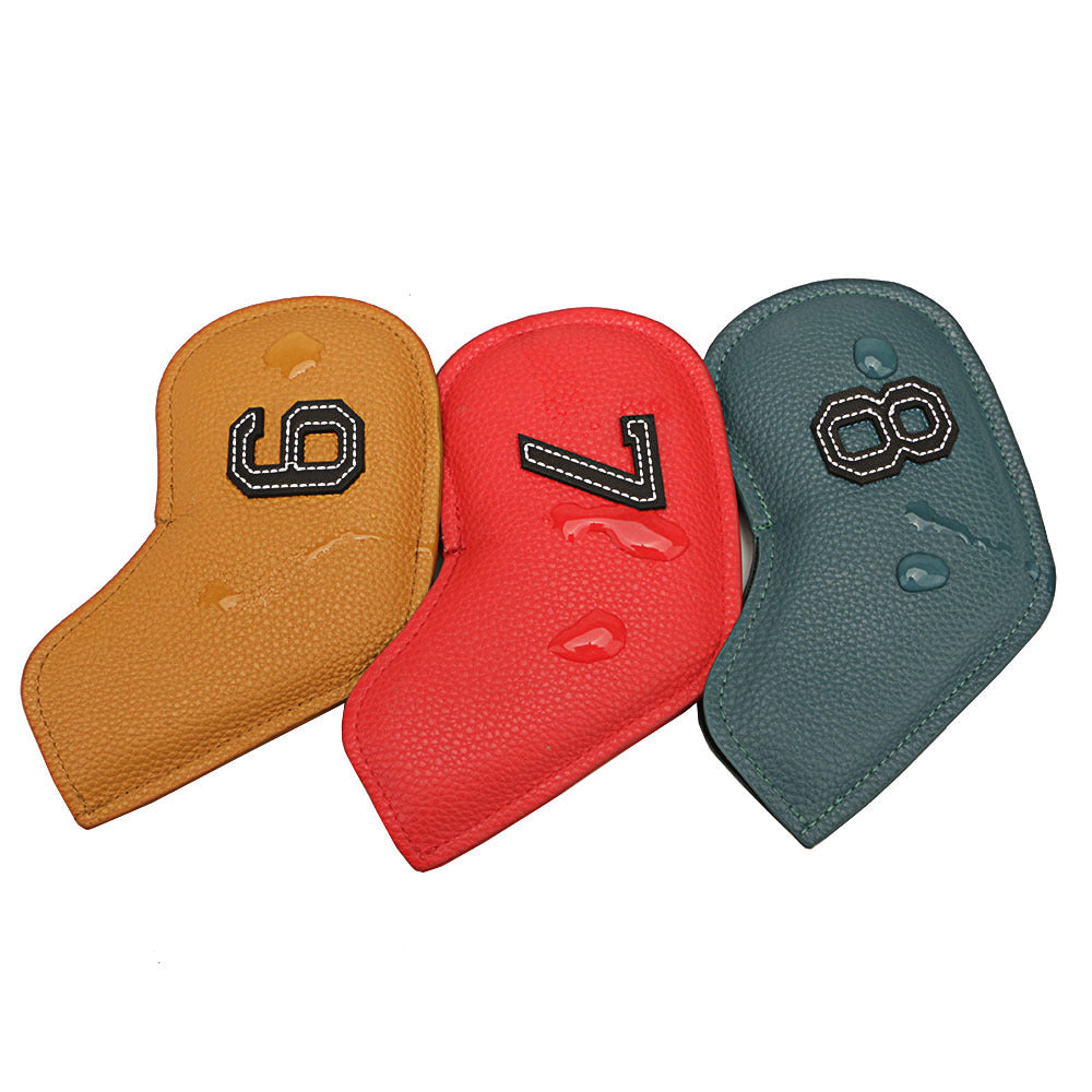 TBC Multi-Colour Iron Head Cover Set – 10pc Numbered Protection