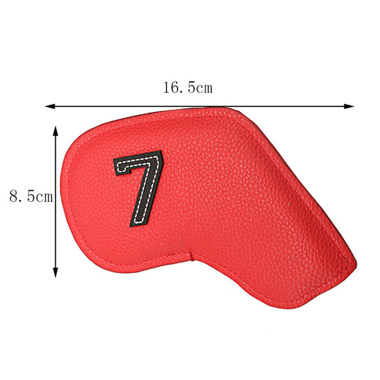 TBC Multi-Colour Iron Head Cover Set – 10pc Numbered Protection