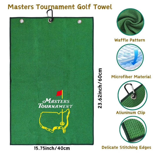 TripleBogey™ “Wipe Away the Shame” Golf Towel – Masters Style, Amateur Game