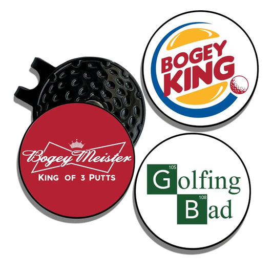 TripleBogey™ Mark ‘n’ Miss – Ball Markers for Players Who Dream Big and Miss Wide