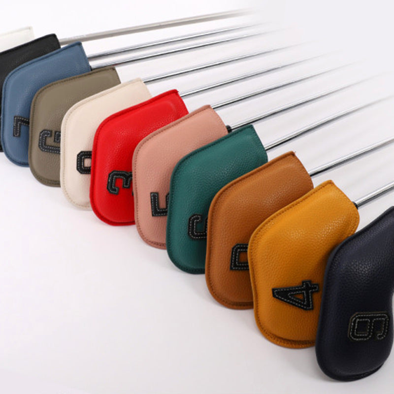 TBC Multi-Colour Iron Head Cover Set – 10pc Numbered Protection