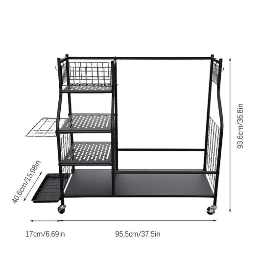 Golf Storage Rack Golf Rack Storage Organizer Golf Club Storage Rack for Garage Golf Club Rack Sports Rack Garage Organizer